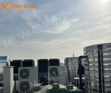 5 BƯỚC LẮP ĐẶT BƠM NHIỆT CHO HỒ BƠI NGOÀI TRỜI