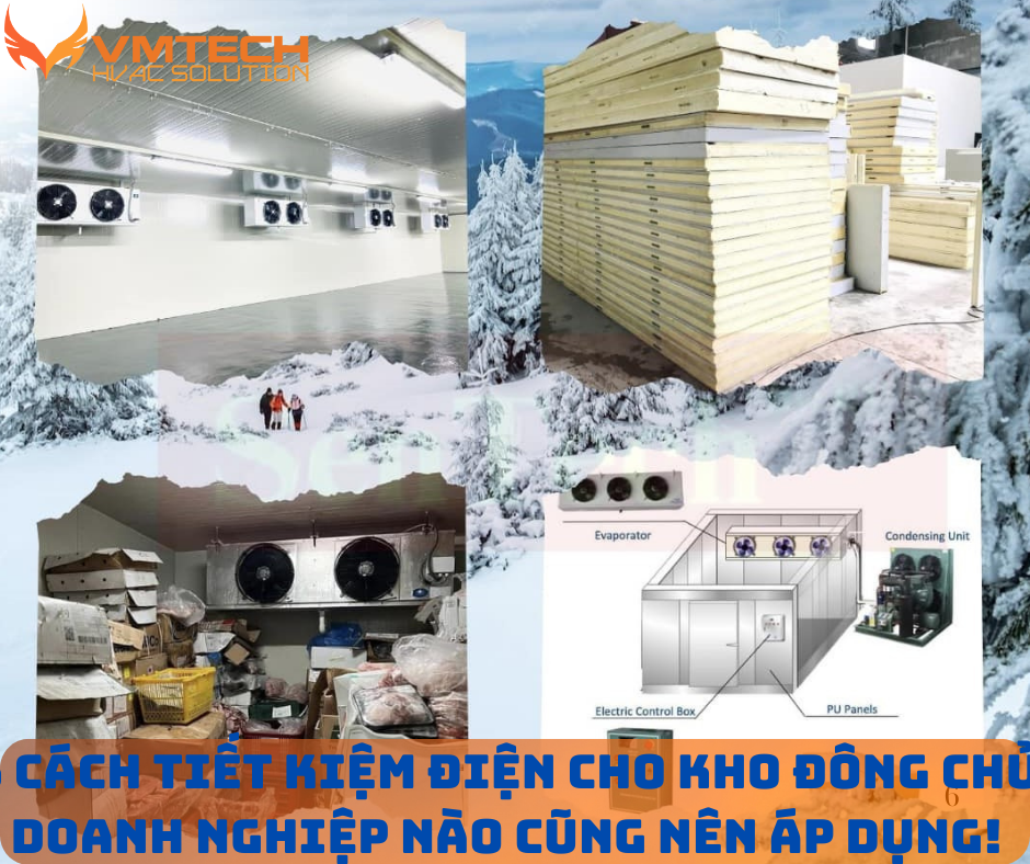 HÌNH 2: CÁC BỘ PHẬN CẤU TẠO THÀNH KHO LẠNH