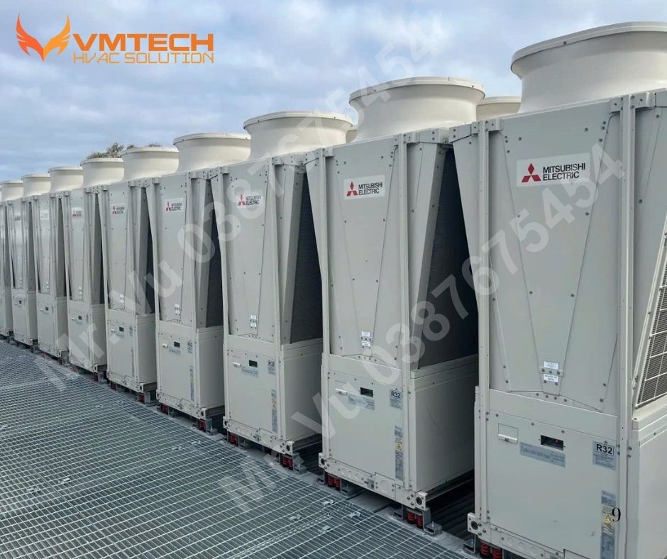 HÌNH 1: HỆ THỐNG CHILLER GIẢI NHIỆT GIÓ CỦA VMTECH