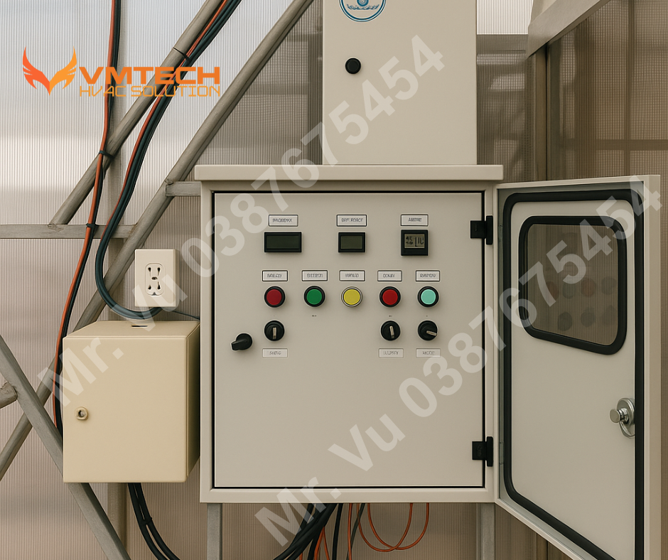HÌNH 3: TỦ ĐIỆN TỰ ĐỘNG HÓA CHO NHÀ SẤY