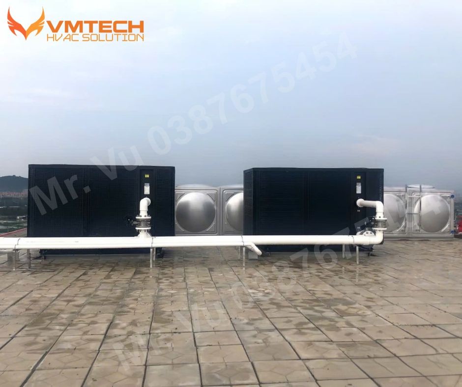 HÌNH 1: HỆ THỐNG BỒN CHỨA NƯỚC LẠNH CỦA TÒA NHÀ