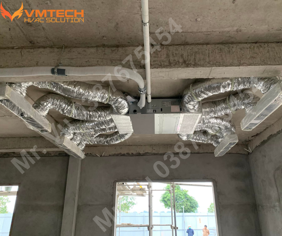 HÌNH 1: HỆ THỐNG ĐIỀU HÒA KHÔNG KHÍ TRUNG TÂM CỦA VMTECH