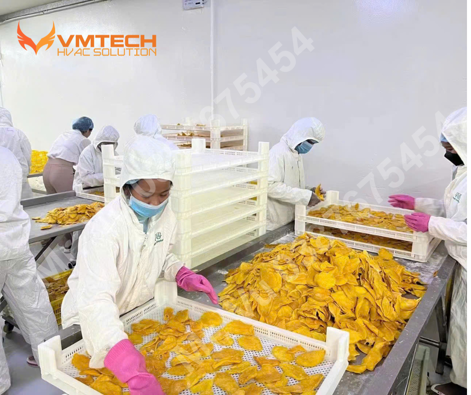 HÌNH 1: QUY TRÌNH SẢN XUẤT XOÀI SẤY KHÁCH HÀNG CỦA VMTECH