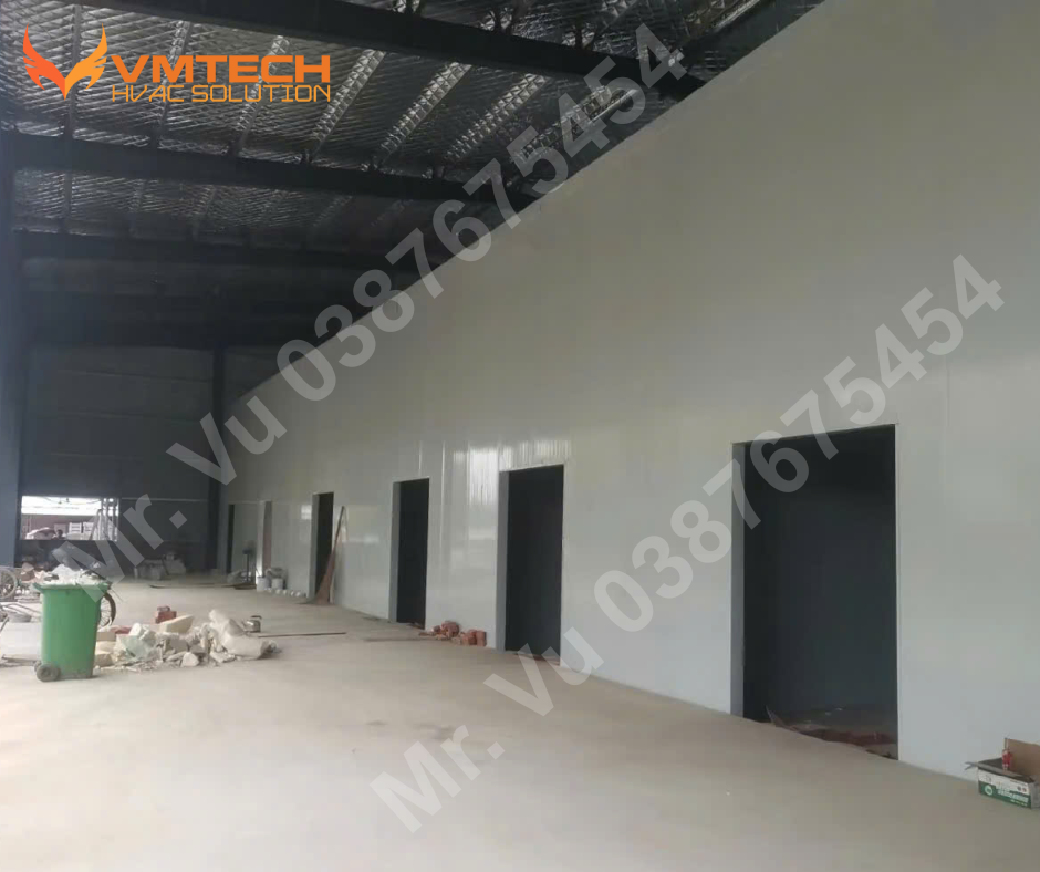 HÌNH 1: THI CÔNG HỆ THỐNG KHO LẠNH BẢO QUẢN NÔNG SẢN