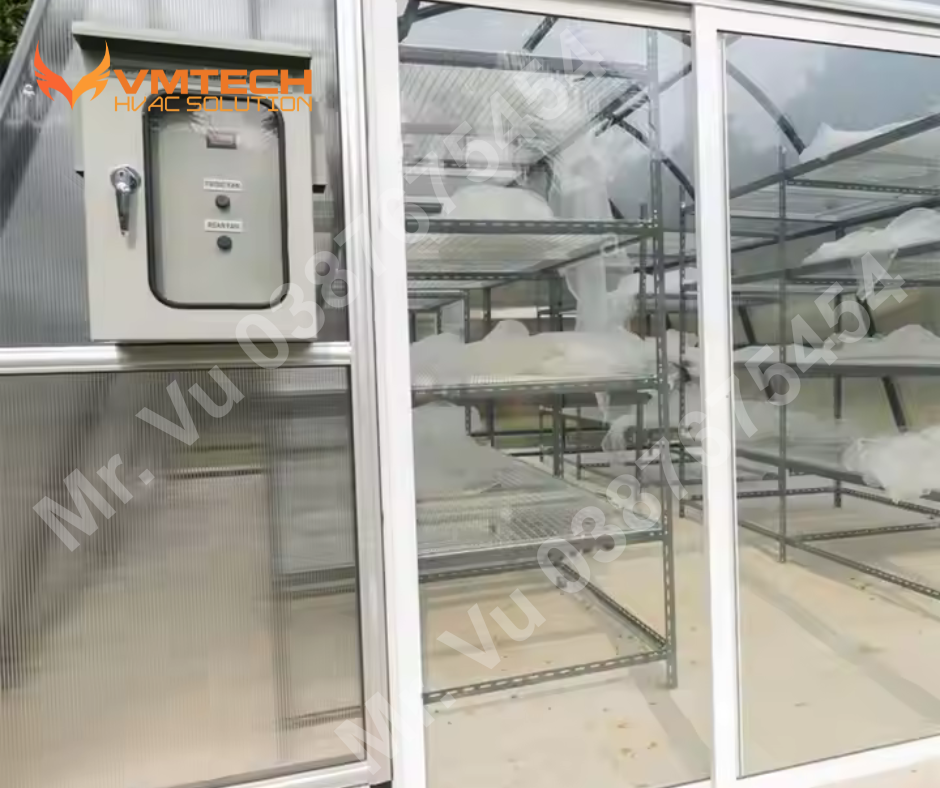 HÌNH 1: HỆ THỐNG SẤY NĂNG LƯỢNG MẶT TRỜI CỦA VMTECH