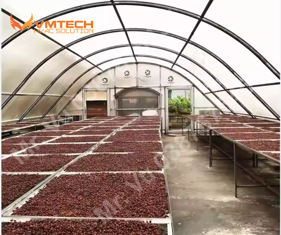 HÌNH 1: HỆ THỐNG SẤY BẰNG TẤM HẤP THU NĂNG LƯỢNG MẶT TRỜI