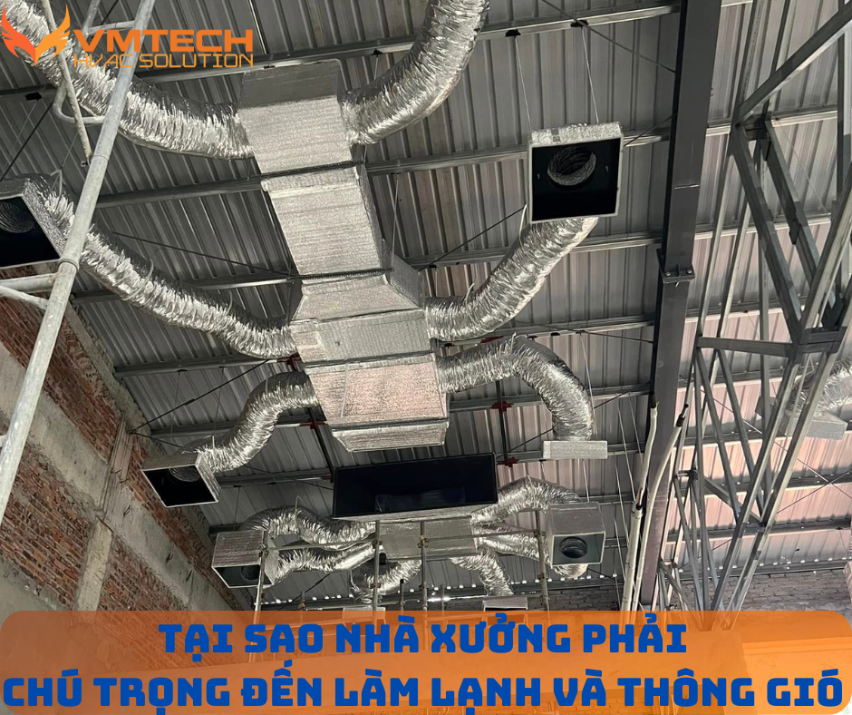 HỆ THỐNG ĐIỀU HÒA KHÔNG KHÍ VÀ THỐNG GIÓ CHO NHÀ XƯỞNG